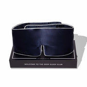 Midnight Blue Pipe Dreams Silk Sleep Mask Drowsy Sleep Co.