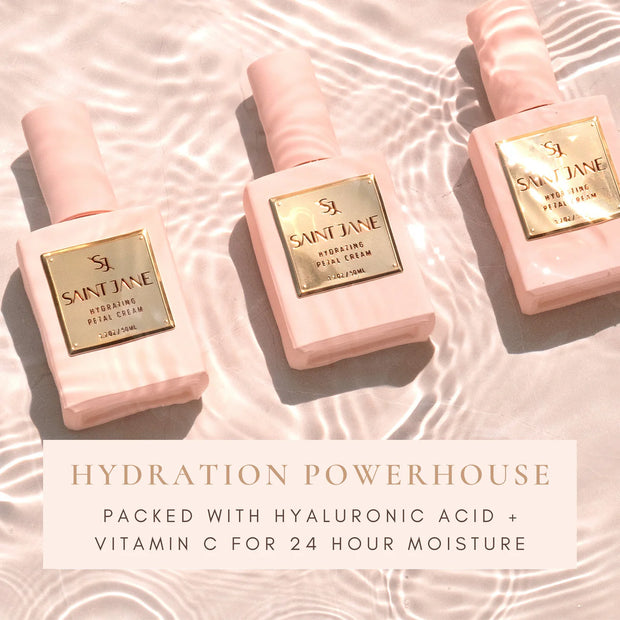 Hydrating Petal Cream - Daily Moisturizer with Hyaluronic Acid, Peptides + Vitamin C Saint Jane
