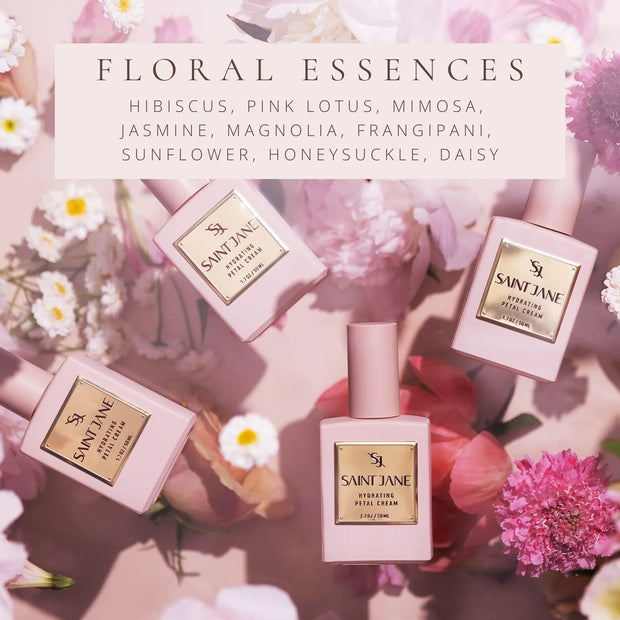 Hydrating Petal Cream - Daily Moisturizer with Hyaluronic Acid, Peptides + Vitamin C Saint Jane