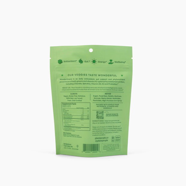 WonderGreens Veggie Gummies Glow Apothecary