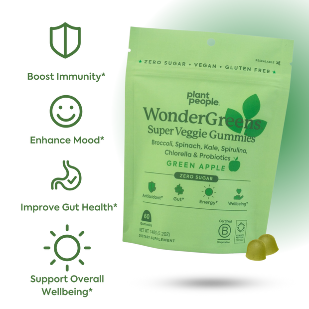 WonderGreens Veggie Gummies Glow Apothecary