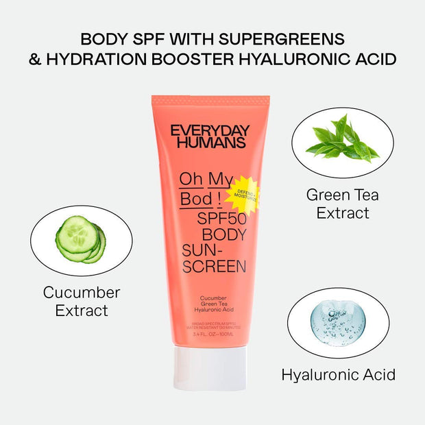 Oh My Bod! SPF50 Body Sunscreen Everyday Humans