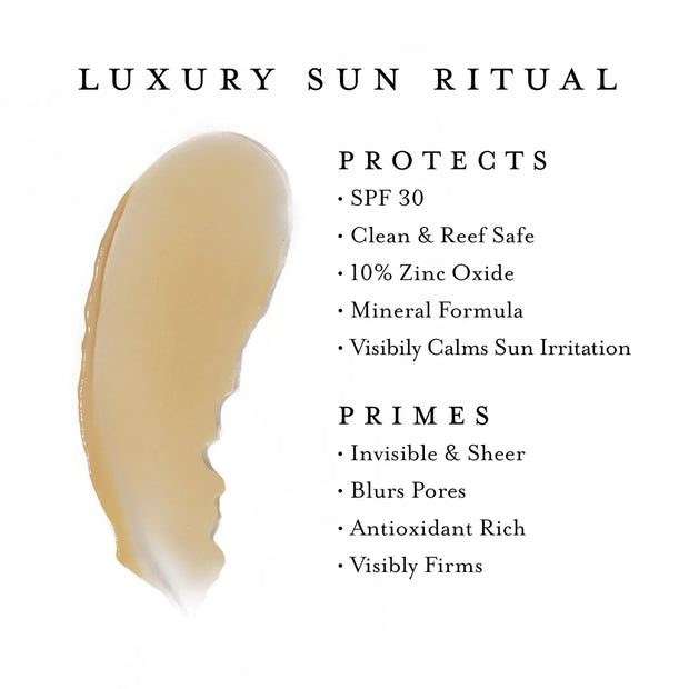 LUXURY SUN RITUAL - PORE SMOOTHING SPF 30 SUNSCREEN Saint Jane