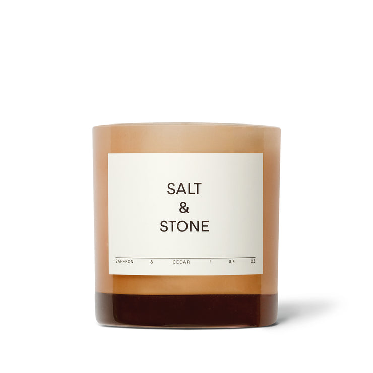 Candle - Saffron & Cedar Salt & Stone