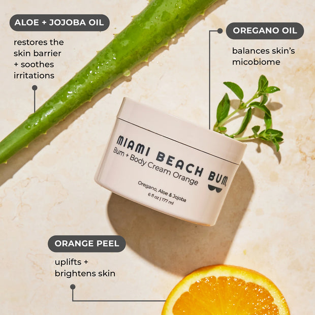 Bum + Body Cream Orange Miami Beach Bum
